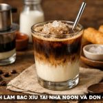 Cách làm bạc xỉu đá tại nhà không hề khó nếu bạn biết tỷ lệ giữa sữa và cà phê.