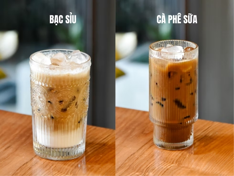 Bạc xỉu khác cà phê sữa đá thế nào? Điểm khác biệt lớn nhất nằm ở tỷ lệ nguyên liệu. Bạc xỉu sử dụng nhiều sữa và ít cà phê hơn, trong khi cà phê sữa đá có vị cà phê đậm và mạnh hơn. Vì vậy, bạc xỉu thường phù hợp với người mới bắt đầu uống cà phê. Ngoài hương vị dễ uống, bạc xỉu còn trở thành thức uống yêu thích của nhiều người nhờ sự cân bằng giữa cà phê và sữa.