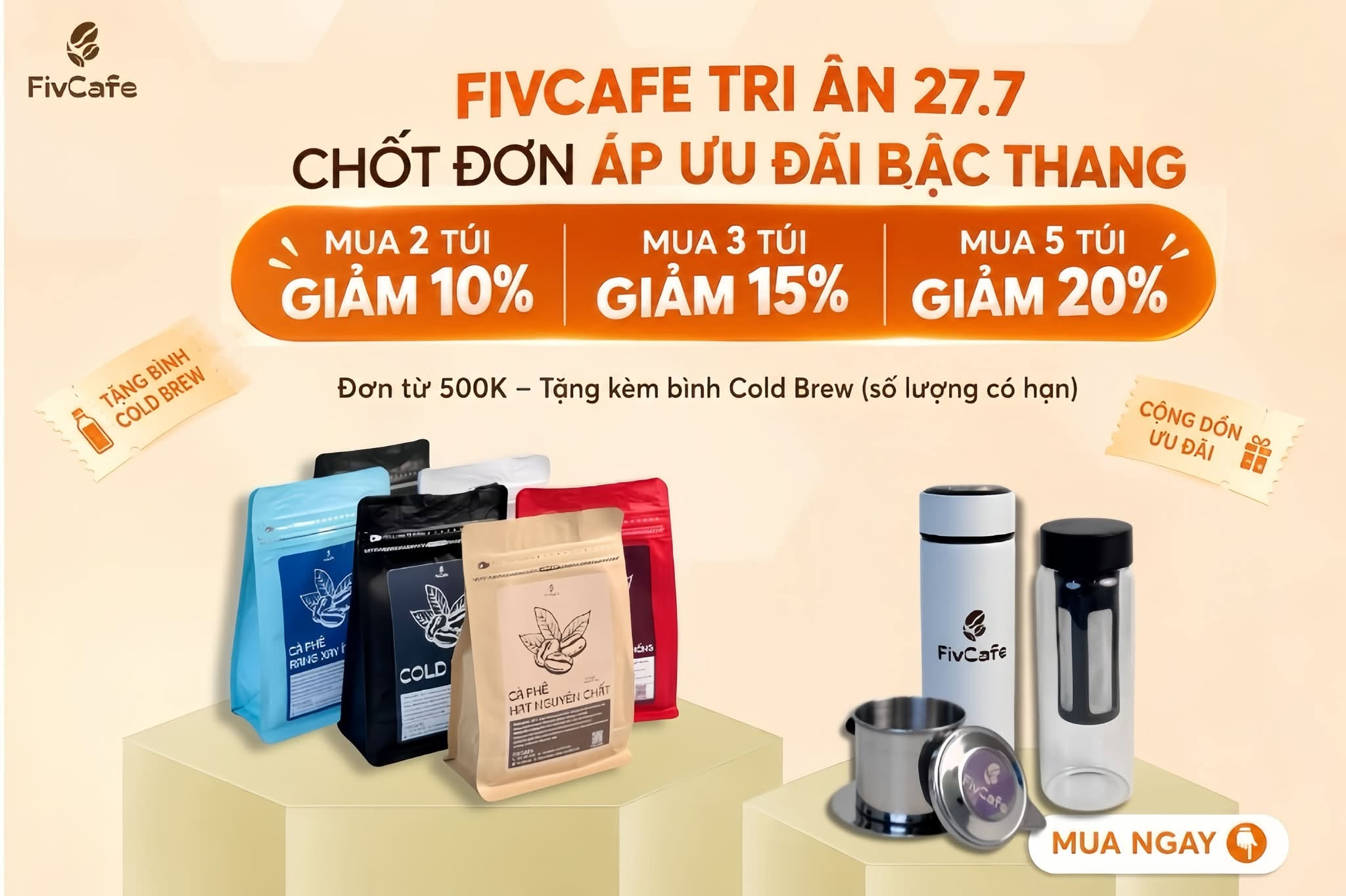 Banner sale 27.7 FivCafe